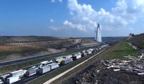 Yavuz Sultan Selim Köprüsü'nde trafik felç: 5 kilometrelik araç kuyruğu oluştu