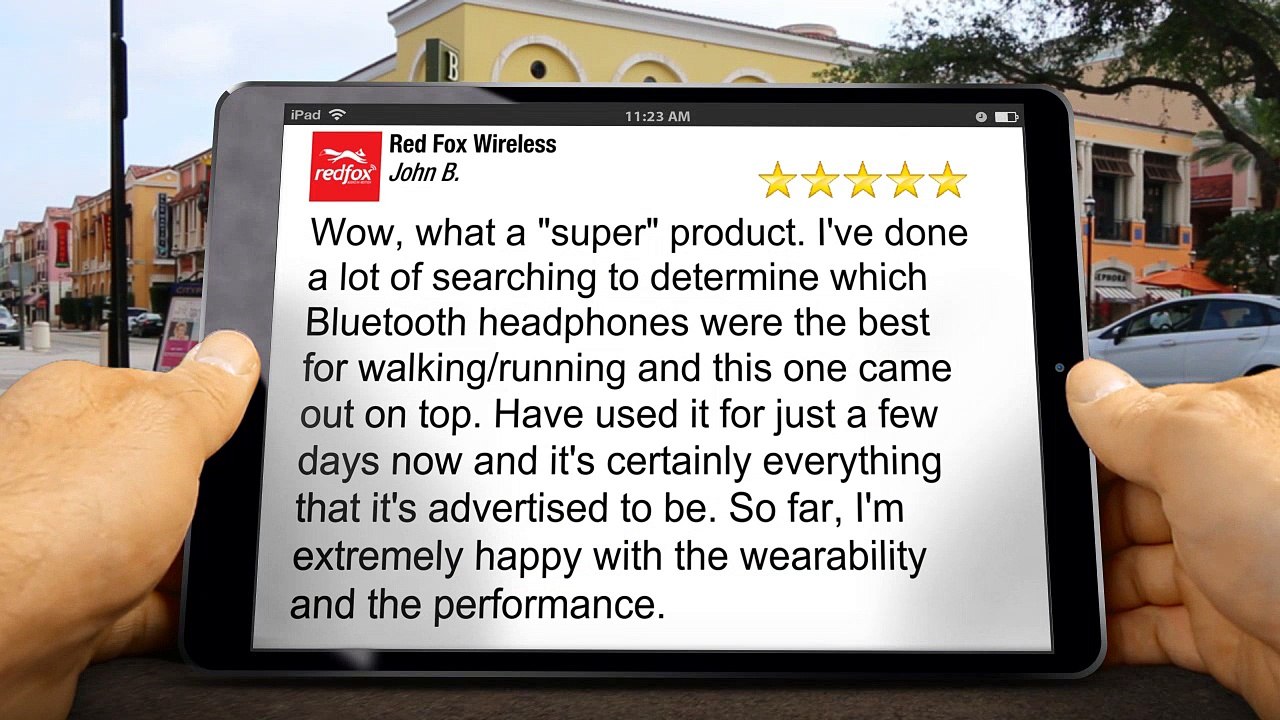 NEW REVIEW - EDGE Bluetooth Wireless Headphones  |  RedFoxWireless.com