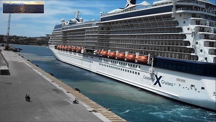 Celebrity SILHOUETTE departure from Souda Port