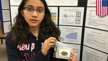 Smart bandage that tells you when to change earns girl, 13, Google Science Fair prize - TomoNews