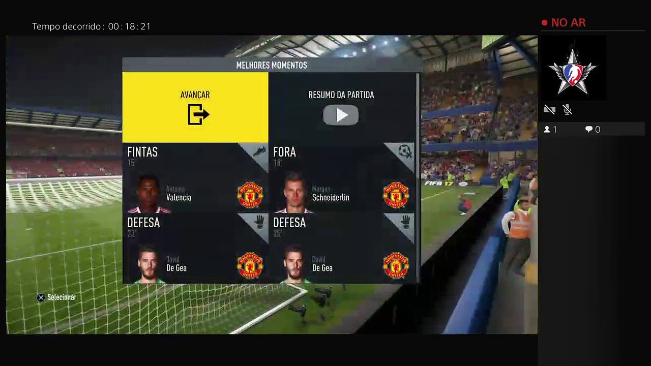 Jogando FIFA 17 (2)