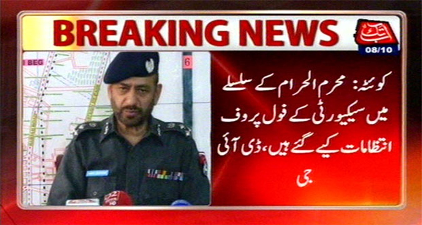 Quetta: Fool proof security arrangements completes for Muharram Ul Haram