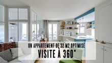 VR 360 Visite à 360° : un 32 m2 optimisé
