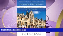 different   The Rights and Responsibilities of the Modern University: The Rise of the Facilitator