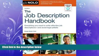 GET PDF  The Job Description Handbook