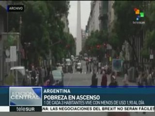 Pronósticos del BM para Argentina son negativos; la pobreza crece