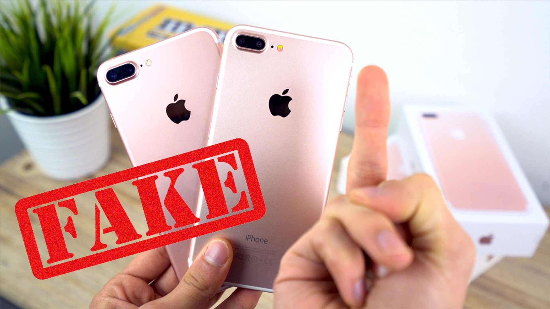 iPhone 7 vs FAKE - Reconnaitre un faux iPhone - Vidéo Dailymotion