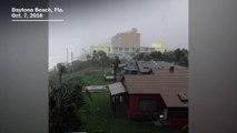 Hurricane Matthew moves along Florida's east coast