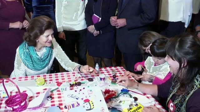 Schwedisches Königspaar auf Stippvisite in Berlin-Neukölln