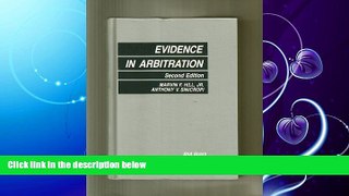 FULL ONLINE  Evidence in Arbitration (Bna Books Arbitration Series)