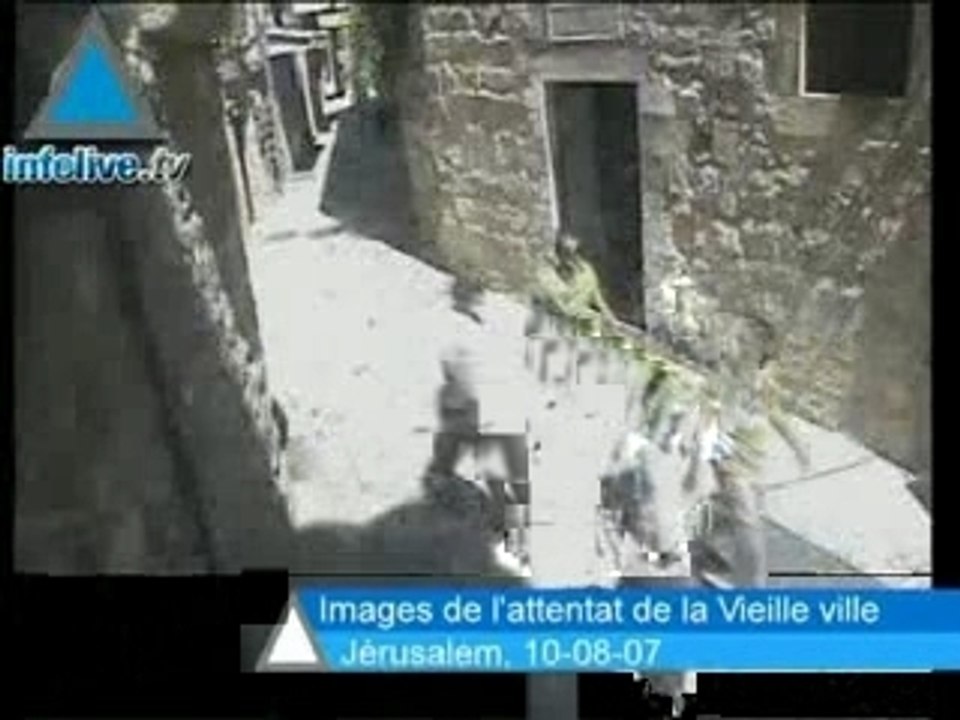 Attentat jerusalem camera surveillance