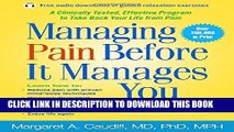 Collection Book Managing Pain Before It Manages You, Fourth Edition