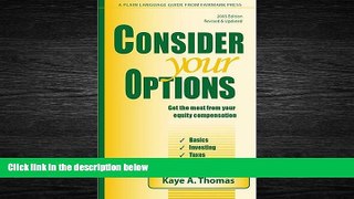 book online  Consider Your Options: Get the Most from Your Equity Compensation, 2005 Edition