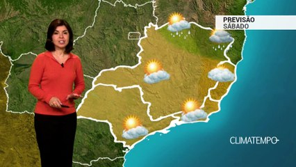 Previsão Sudeste – Sábado com sol e calor