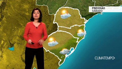 Previsão Sul – Frente fria passa pelo mar