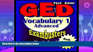 READ book  GED Test Prep High School Vocabulary 1 Review--Exambusters Flash Cards--Workbook 8 of