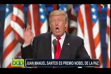 Juan Manuel Santos gana el Premio Nobel de la Paz 2016