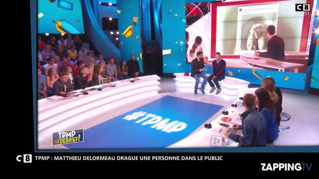 TPMP : Matthieu Delormeau drague un homme dans le public (Vidéo)