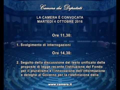 Roma - Camera - 17^ Legislatura - 685^ seduta -1- (04..10.16)