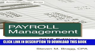 Collection Book Payroll Management: 2016 Edition