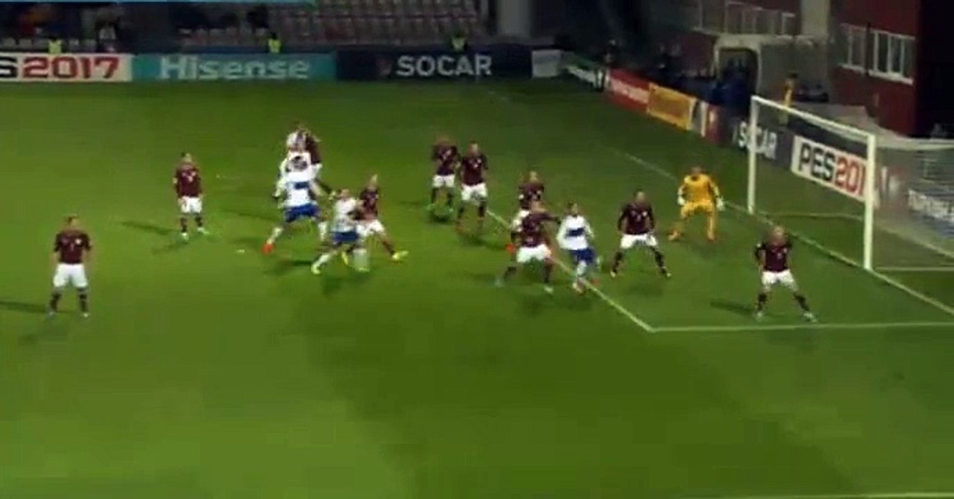 Ragnar Nattestad Goal HD - Latvia 0-1 Feroe Island 07-10-2016 HD