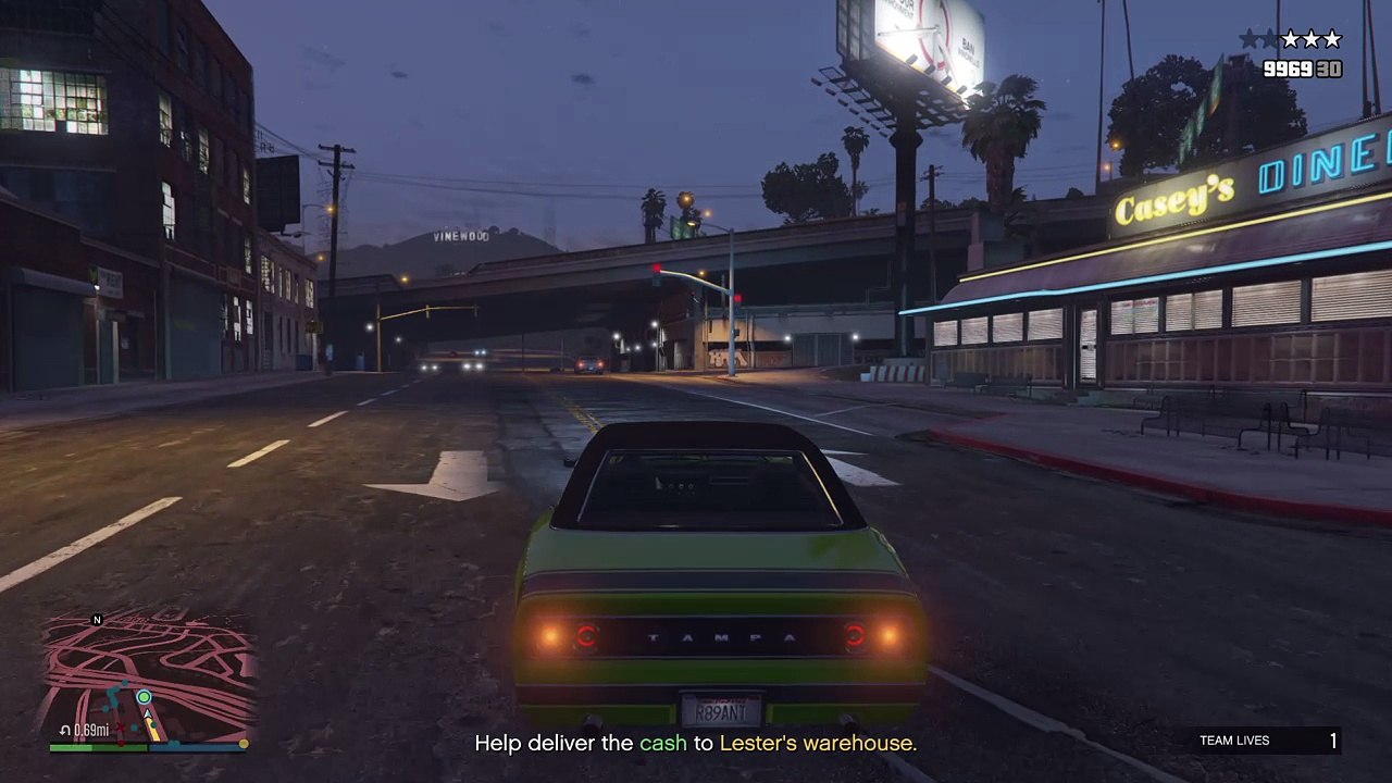 The cop comes from no where