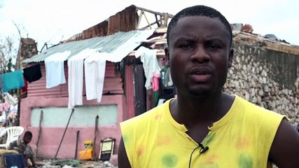 Hurrikan-Opfer in Haiti leiden: "Wir müssen mit den Kindern auf der Straße schlafen"