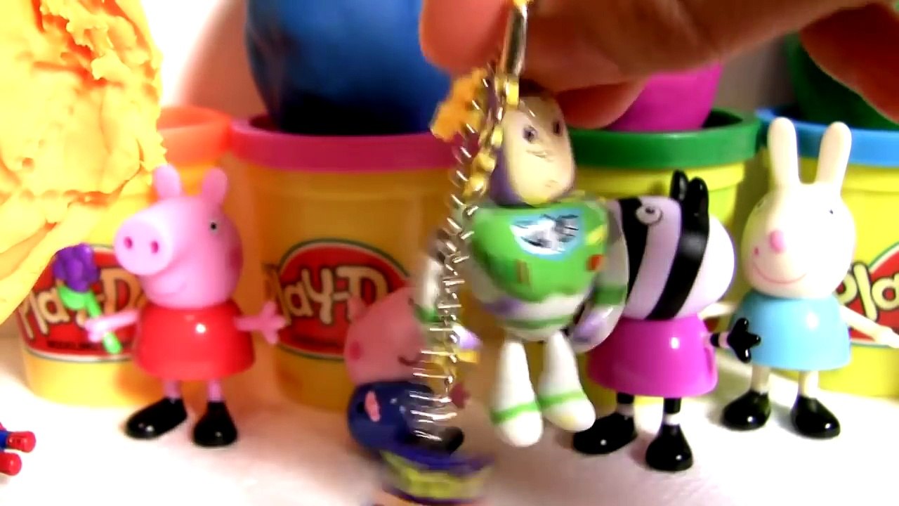 Play Doh Toy Surprise Eggs Marvel IRON MAN Minnie Mouse Bowtique Peppa-Pig DC Toys Collector