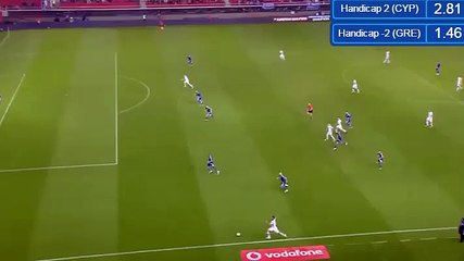 Petros Mantalos Goal HD - Greece 2-0 Cyprus 07-10-2016 HD