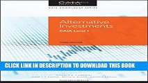 New Book Alternative Investments: CAIA Level I (Wiley Finance)