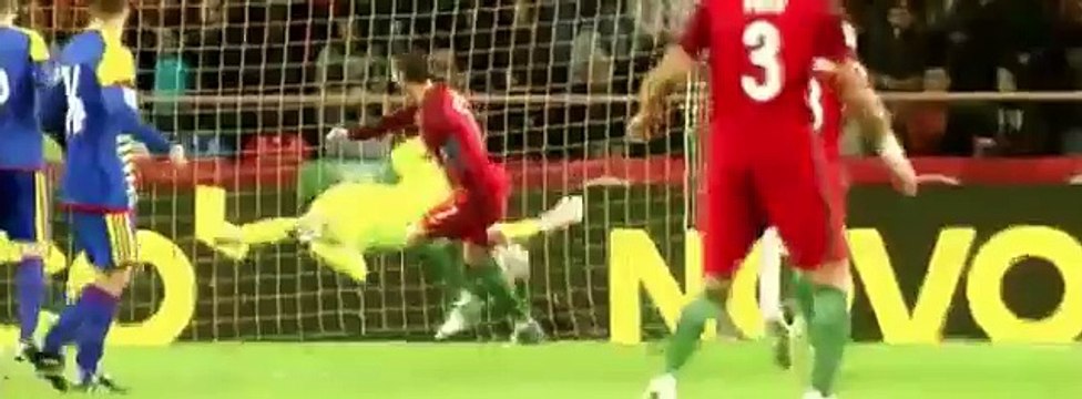 Golo Cristiano Ronaldo Portugal 2-0 Andorra