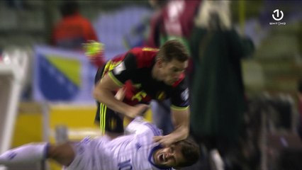 Faul Vertonghena nad Pjanićem