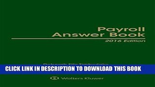 [PDF] Payroll Answer Book, 2016 Edition Full Colection