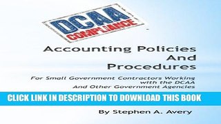 Collection Book Accounting Policies And Procedures: For Small Government Contractors Working With