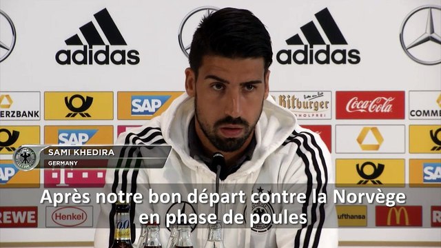 Qualif. CdM 2018 - Khedira : Nous sommes très motivés