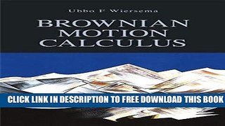[PDF] Brownian Motion Calculus Full Colection