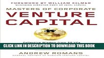 New Book Masters of Corporate Venture Capital: Collective Wisdom from 50 VCs Best Practices for