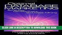 New Book Optimal Database Marketing: Strategy, Development, and Data Mining