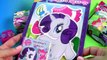 My Little Pony SURPRISE TOYS Fashems Squishy POPs Heart Toys + MLP Magnetic Wooden Dress Up Doll