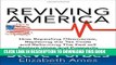 Collection Book Reviving America: How Repealing Obamacare, Replacing the Tax Code and Reforming