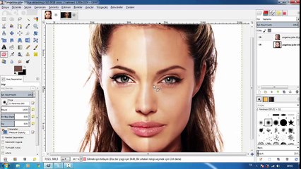 GIMP 2.8 Tutorials - Cilt Rengi Değiştirmek