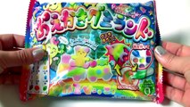Learn COLORS Popin Cookin Animals Gummy Candy Rainbow グミランド Oekaki Gummi by Kracie グミキャンディーキット