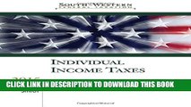 New Book Individual Income Taxes 2015: Individual Income Taxes (South-Western Federal Taxation)