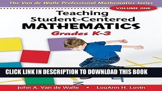 [PDF] Teaching Student-Centered Mathematics: Grades K-3 Full Online