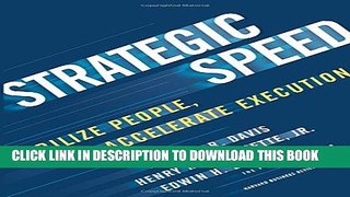 Collection Book Strategic Speed: Mobilize People, Accelerate Execution