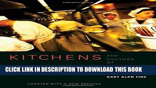New Book Kitchens: The Culture of Restaurant Work