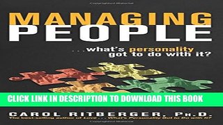 Collection Book Managing People...What s Personality Got To Do With It?