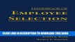 New Book Handbook of Employee Selection