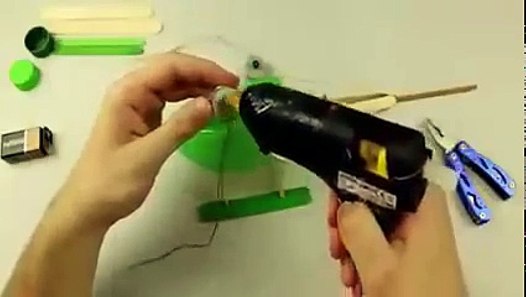 Video Lengkap Cara Mudah dan Cepat Membuat Holikopter Mainan Bisa