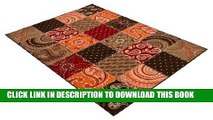 [New] Prime Pile Rug Patchwork Assorted Sizes Available 120 cm x 170 cm red Exclusive Online